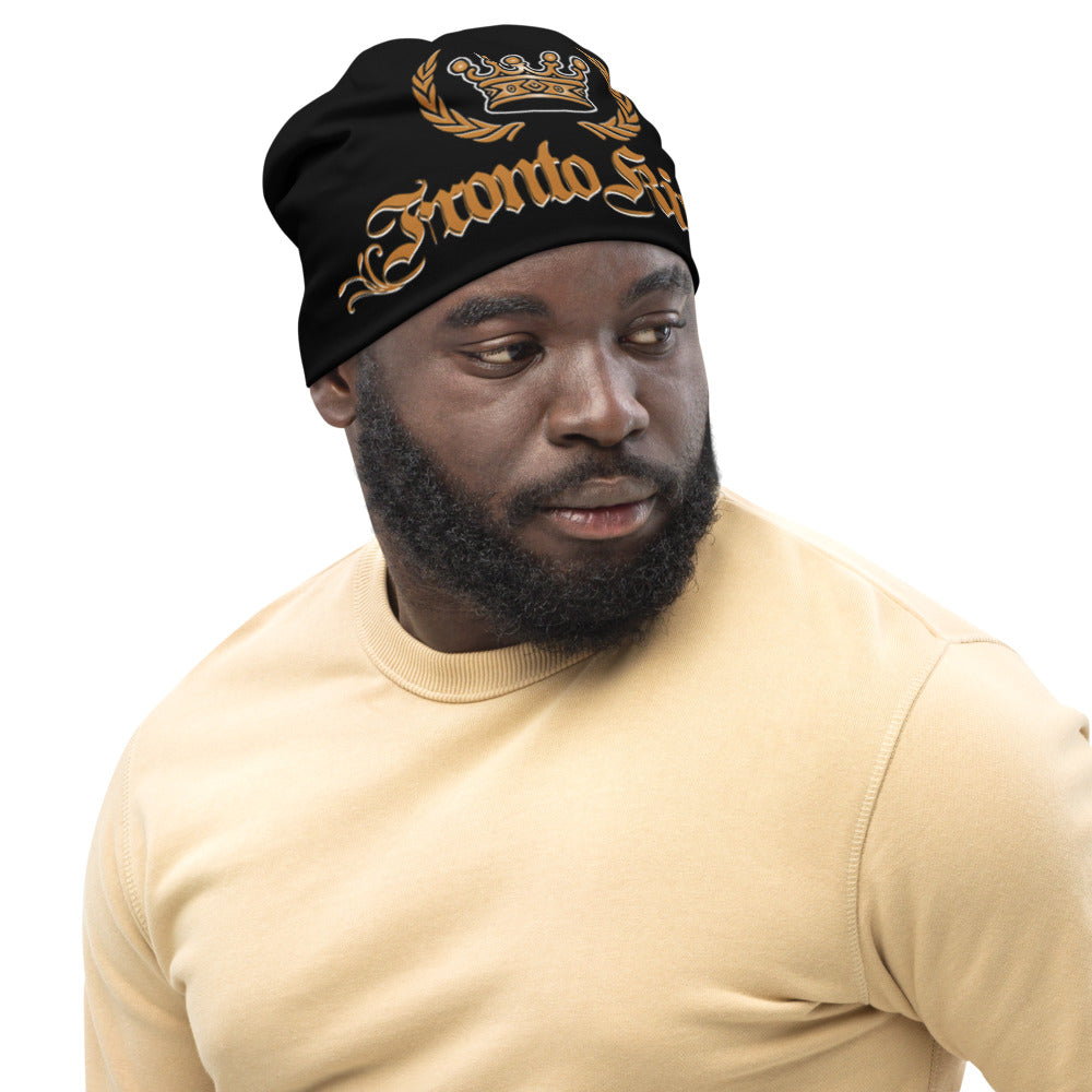 FRONTO KING LOGO - All-Over Print Beanie