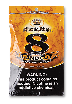 8 HAND CUT WRAPS - NATURAL