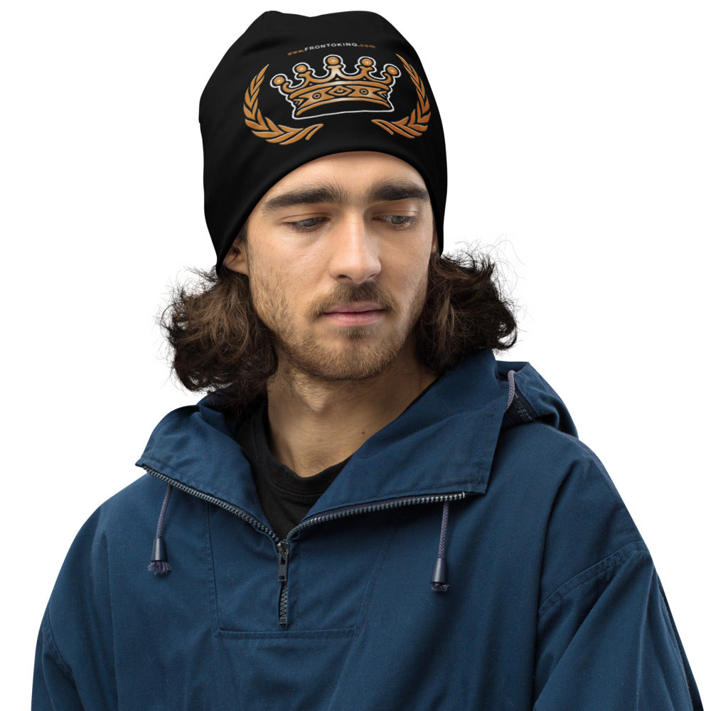 FRONTO KING CROWN - All-Over Print Beanie