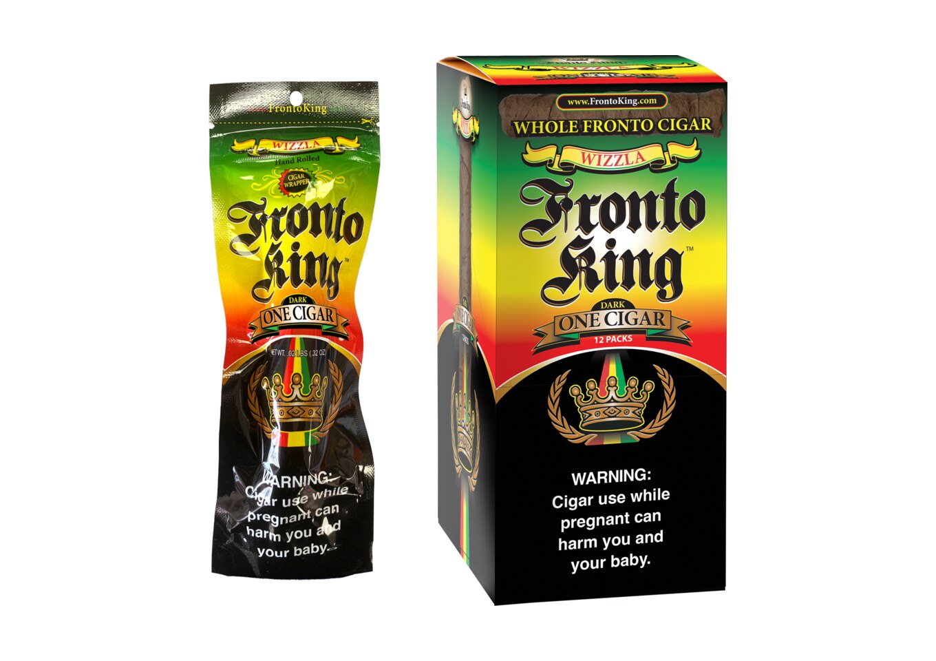 fronto tobacco Pack of 20 Dark Leaves Fronto King